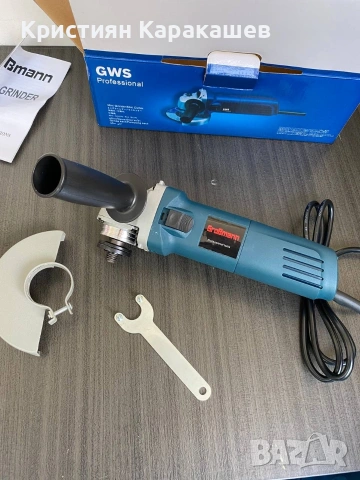 Ъглошлайф GrosMann 125mm с регулатор на обороти 1200W, снимка 4 - Ъглошлайфи - 53902531
