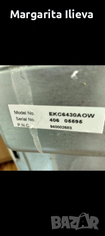 готварска печка Electrolux EKC6430AOW, снимка 4 - Печки, фурни - 54324264