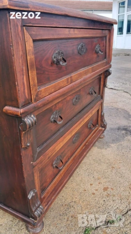 Антикварен скрин масив №80, снимка 7 - Скринове - 53379569