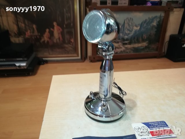 ретро микрофон от франция 3008231600, снимка 3 - Радиокасетофони, транзистори - 42023597