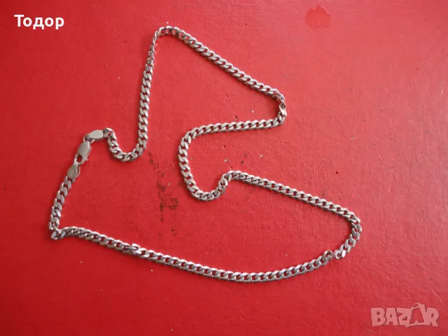 Страхотна сребърна верижка ланец 925 , снимка 4 - Колиета, медальони, синджири - 47497239