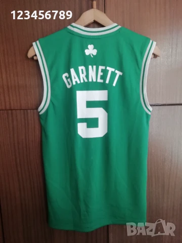Adidas Boston Celtics #5 Kevin Garnett NBA оригинален потник Бостън Селтикс , снимка 2 - Тениски - 51001433