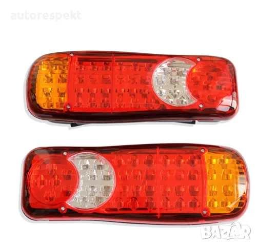 Лед стопове за Камион/Бус/ Ремарке/Платформи 12V цена за 2бр, снимка 2 - Аксесоари и консумативи - 48659150