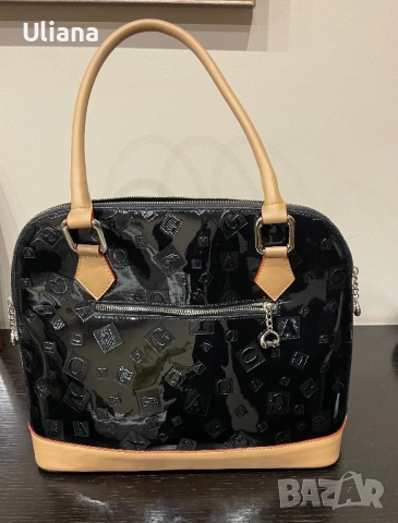 Дамска чанта естествен лак, снимка 3 - Чанти - 51923731