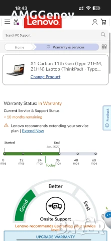 14’ 2.8K OLED/Lenovo Thinkpad X1 Carbon Gen11/i7-1365u/32GB LPDDR5x/1TB SSD/Гаранция, снимка 13 - Лаптопи за работа - 54228819