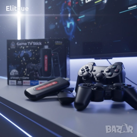 Q9Pro Game TV Stick – Вашият Портал към 49,000+ Игри и 4K Ultra HD Забавление, снимка 2 - Друга електроника - 52888784