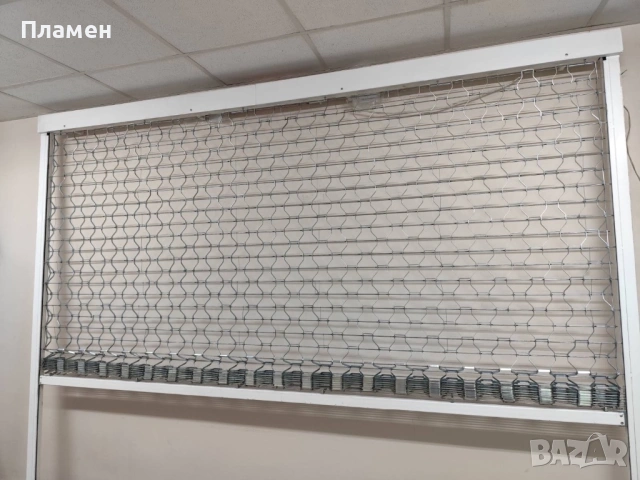 Охранителна ролетка тип пчелна пита