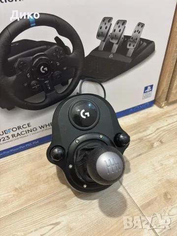 Волан Logitech G923 + Скоростен лост + Гаранция, снимка 7 - Аксесоари - 56244483