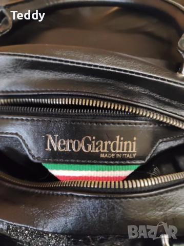 Нова луксозна италианска кожена чанта Nero Giardini, снимка 4 - Чанти - 52022702