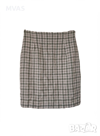 Нова есенна светла карирана пола М S размер