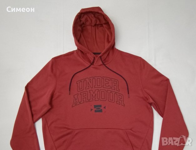 Under Armour UA Hoodie оригинално горнище L спортен суичър горница, снимка 2 - Спортни дрехи, екипи - 42419467