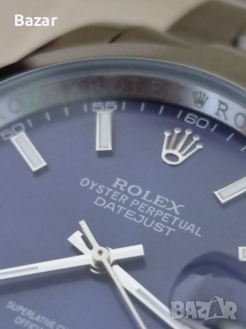 Rolex Oyster Perpetual Datejust Blue Механичен - Работи Без Батерии , снимка 13 - Луксозни - 40513467