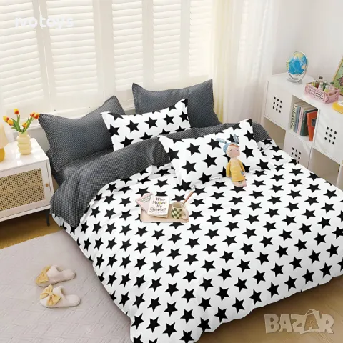 Двулицево спално бельо, 4 части - Модел WS17616, снимка 1