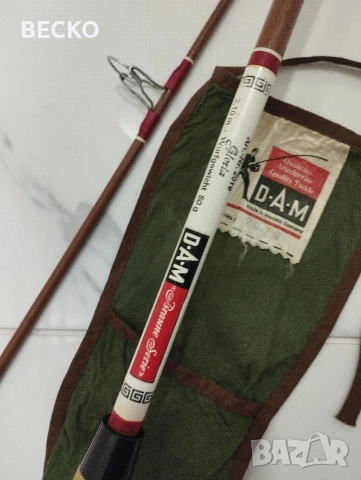 Ретро спининг въдица DAM, снимка 8 - Въдици - 52939886