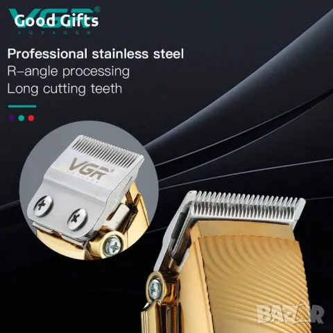 Професионална машинка за подстригване VGR V-280 – Мощност, стил и прецизност, снимка 7 - Машинки за подстригване - 50384548