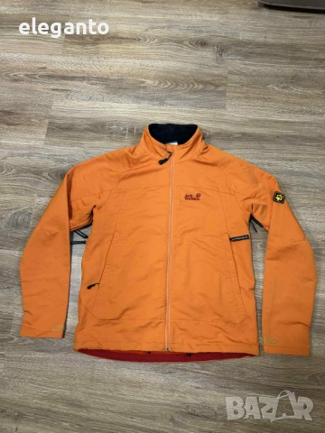 Мъжко яке  Jack Wolfskin  Crestview Desert Orange Soft Shell Jacket , L размер , снимка 2 - Якета - 53142075