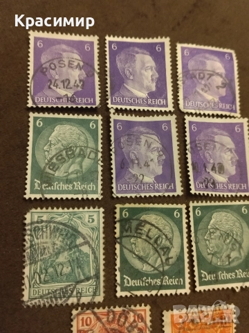 Дойче Райх., снимка 5 - Филателия - 52632445