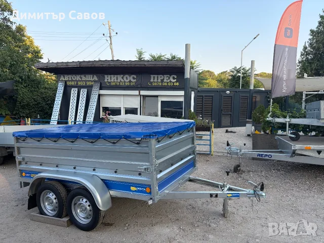 Туристическо ремарке VESTA LIGHT 25DA с допълнителни канати и плосък брезент, снимка 2 - Ремаркета - 55788119