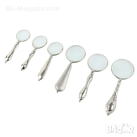 Луксозен подаръчен комплект от мощни увеличителни ръчни лупи за четене на книги подарък с дръжка , снимка 2 - Други инструменти - 50920894