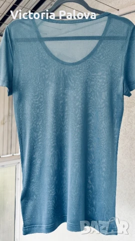 Скъпа копринена тениска WASCHBÄR organic silk, снимка 7 - Тениски - 50841764