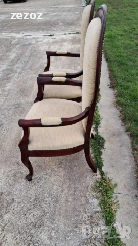 Кресла с висок гръб-2бр, снимка 7 - Дивани и мека мебел - 54190226