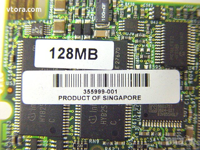 HP 355999-001 128MB Battery Backed Write Cash + Battery, снимка 2 - Други - 29290693