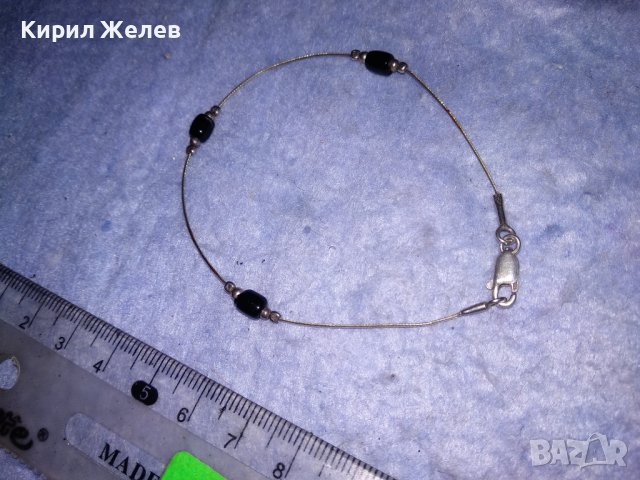 ПОСРЕБРЕНА ФЕШЪН АРТ НЕЖНА ГРИВНА БЛАГОРОДНА НЕРЪЖДАЕМА СТОМАНА МАРКИРАНА 925 ЗАКОПЧАЛКА 27596, снимка 2 - Гривни - 40532521