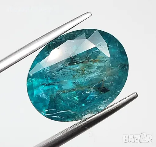 Рядък апатит в голям размер и зелено син цвят - 8.20кт.! Нов!, снимка 10 - Други - 50106351