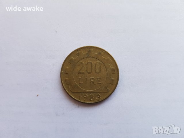Монета 200 лири