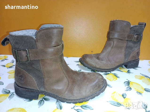 Timberland N 38 кожени боти - 25 лв