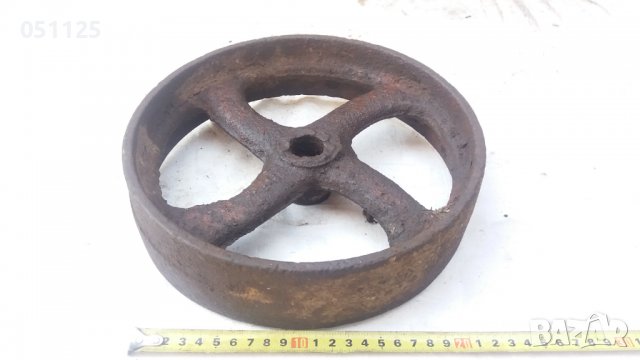 австрийско старо масивно чигунено колело от машина , снимка 11 - Антикварни и старинни предмети - 38430024