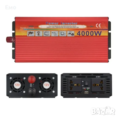 Инверторен преобразувател за ток с мощност 500W, 1000W, 2000W, 4000W, снимка 4 - Други инструменти - 47860892