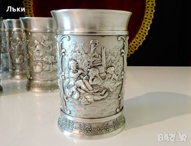 Калаена чаша 300 мл.,халба,уникални селски картини. , снимка 13 - Антикварни и старинни предмети - 37417805