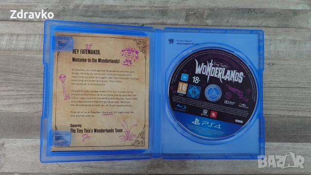PS 4 game Tiny Tina's Wonderlands, снимка 2 - Игри за PlayStation - 56463588