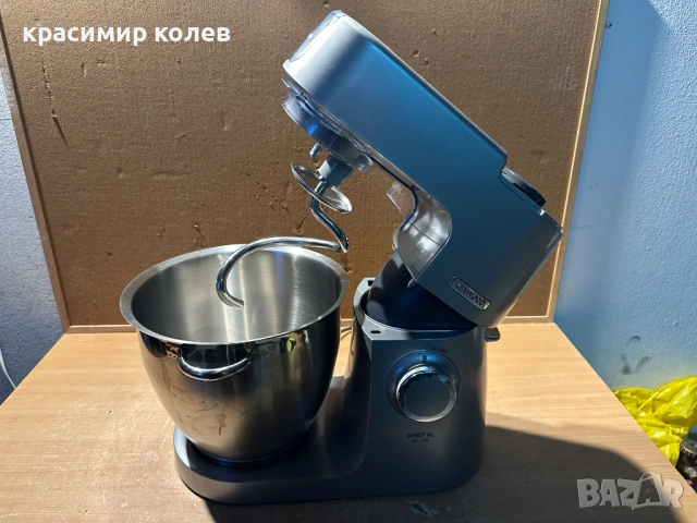 английска кухненска машина (миксер) "Kenwood Chef XL Elite", снимка 8 - Миксери - 53258471