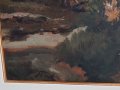 проф. Панайот Панайотов 1909-1986 Параклис класически пейзаж 1950те год., снимка 7