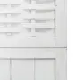 vidaXL Разделител за стая, 5 панела, бял, дърво пауловния масив, снимка 6