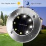 Соларни лампи за градина - плоски - код 3252, снимка 12