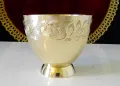 Бронзова чаша за уиски,гравирана. , снимка 3
