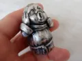 Фигура,маркирана,Италия,монах пеещ,винтидж,Italy, Pewter, снимка 8