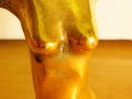 Стара бронзова пластика,еротика Бронзова творба на скулптура Григор Гошев - Богинята НИКЕ  - 18+, снимка 1