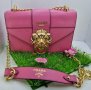 Prada Прада дамска чанта синя, розова, циклама, снимка 4