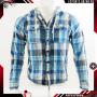 Риза с качулка Hollister by A&F Light Blue S Small M Med, снимка 1 - Ризи - 36550625