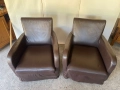 Две кожени кресла, снимка 2