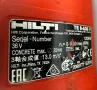ТОП ЦЕНА! Hilti TE 6-A36 AVR - Акумулаторен перфоратор с прахоуловител 36V, снимка 6