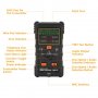 Тестер за мрежи Peakmeter PM6816 , локализатор, електрически кабели, прекъснати проводници, снимка 4