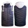 Мъжки елек с подвижна качулка от М до 5XL, снимка 3