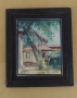 картина върху дървена плоскост 30см 25см за ценители , снимка 1