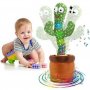 ПРОМО!!! Пеещ и танцуващ кактус Crazy Cactus, интерактивна детска играчка, 120 песни , снимка 5