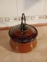 ГЛИНЕНО ГЮВЕЧЕ С КАПАК И ДРЪЖКА , снимка 3